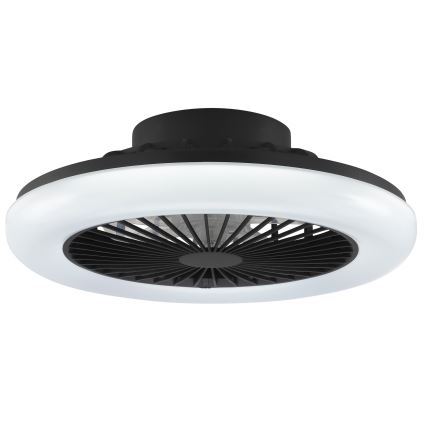 Brilliant - LED dimmelhető mennyezeti lámpatest ventilátorral MONTERO LED/20W/230V 2700-6500K átm. 42 cm fekete + távirányító