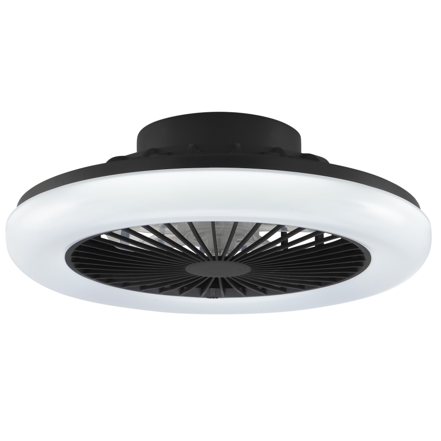 Brilliant - LED dimmelhető mennyezeti lámpatest ventilátorral MONTERO LED/20W/230V 2700-6500K átm. 42 cm fekete + távirányító