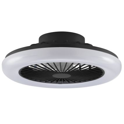 Brilliant - LED dimmelhető mennyezeti lámpatest ventilátorral MONTERO LED/20W/230V 2700-6500K átm. 42 cm fekete + távirányító