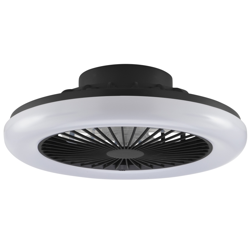 Brilliant - LED dimmelhető mennyezeti lámpatest ventilátorral MONTERO LED/20W/230V 2700-6500K átm. 42 cm fekete + távirányító