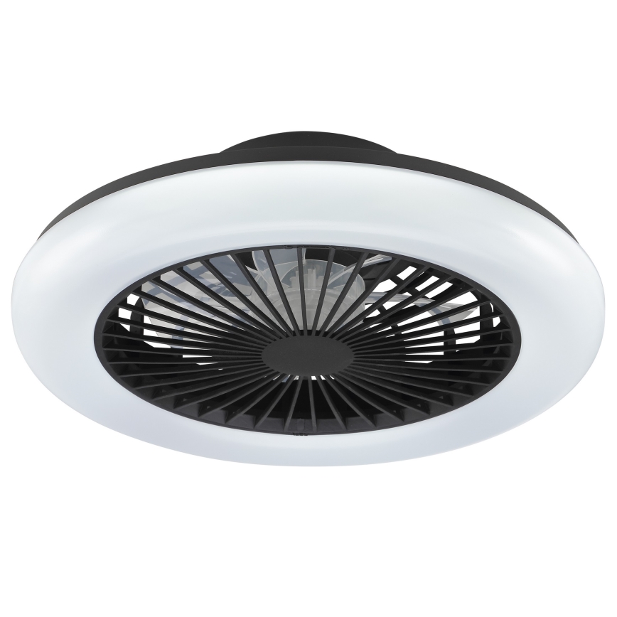 Brilliant - LED dimmelhető mennyezeti lámpatest ventilátorral MONTERO LED/20W/230V 2700-6500K átm. 42 cm fekete + távirányító