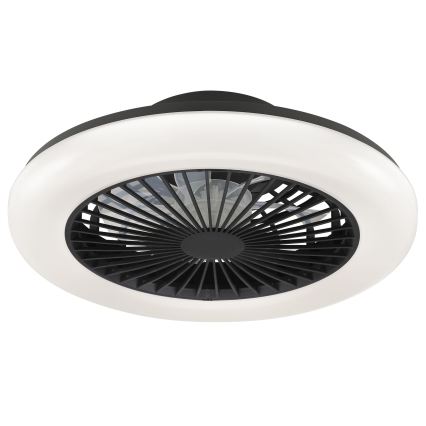 Brilliant - LED dimmelhető mennyezeti lámpatest ventilátorral MONTERO LED/20W/230V 2700-6500K átm. 42 cm fekete + távirányító
