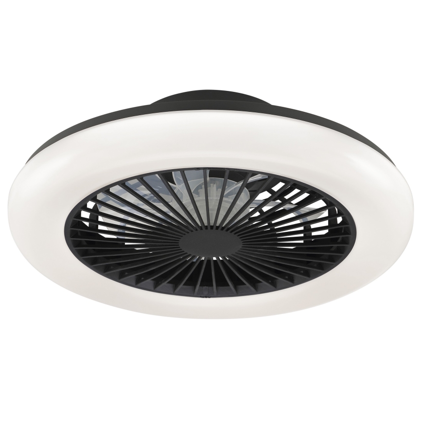 Brilliant - LED dimmelhető mennyezeti lámpatest ventilátorral MONTERO LED/20W/230V 2700-6500K átm. 42 cm fekete + távirányító