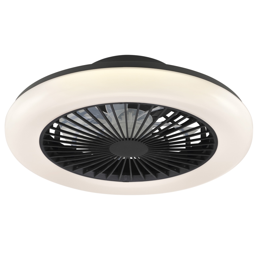 Brilliant - LED dimmelhető mennyezeti lámpatest ventilátorral MONTERO LED/20W/230V 2700-6500K átm. 42 cm fekete + távirányító