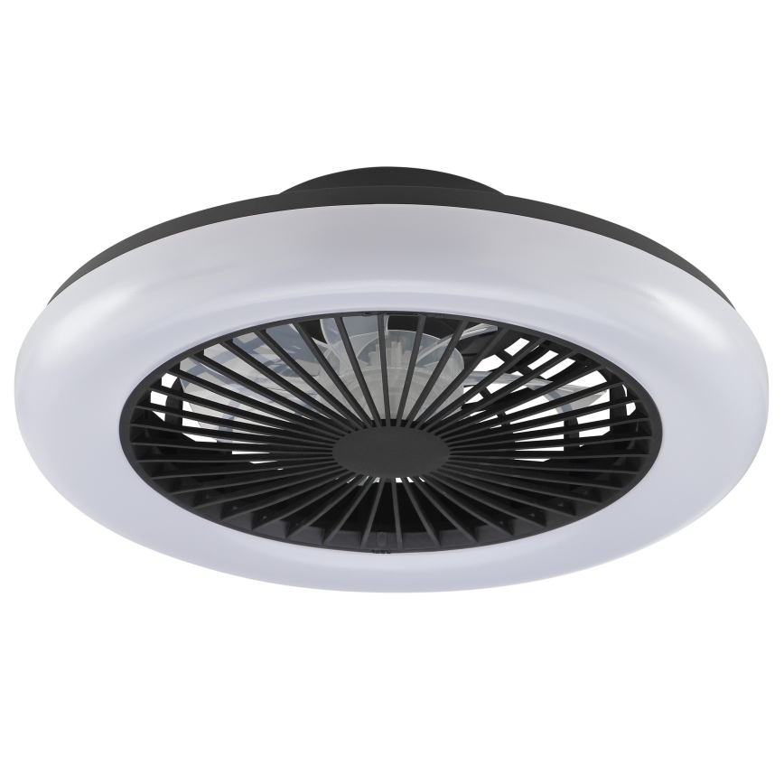 Brilliant - LED dimmelhető mennyezeti lámpatest ventilátorral MONTERO LED/20W/230V 2700-6500K átm. 42 cm fekete + távirányító