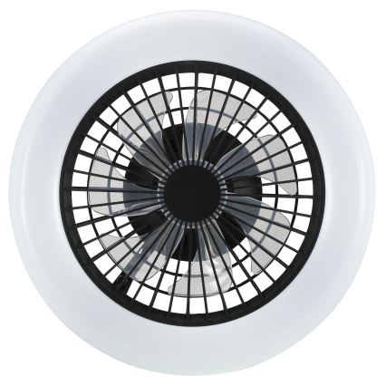 Brilliant - LED dimmelhető mennyezeti lámpatest ventilátorral MONTERO LED/20W/230V 2700-6500K átm. 42 cm fekete + távirányító
