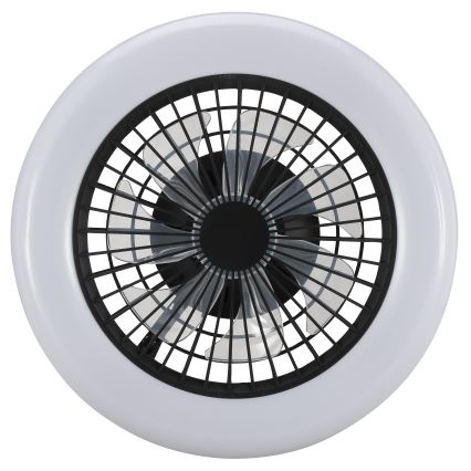 Brilliant - LED dimmelhető mennyezeti lámpatest ventilátorral MONTERO LED/20W/230V 2700-6500K átm. 42 cm fekete + távirányító