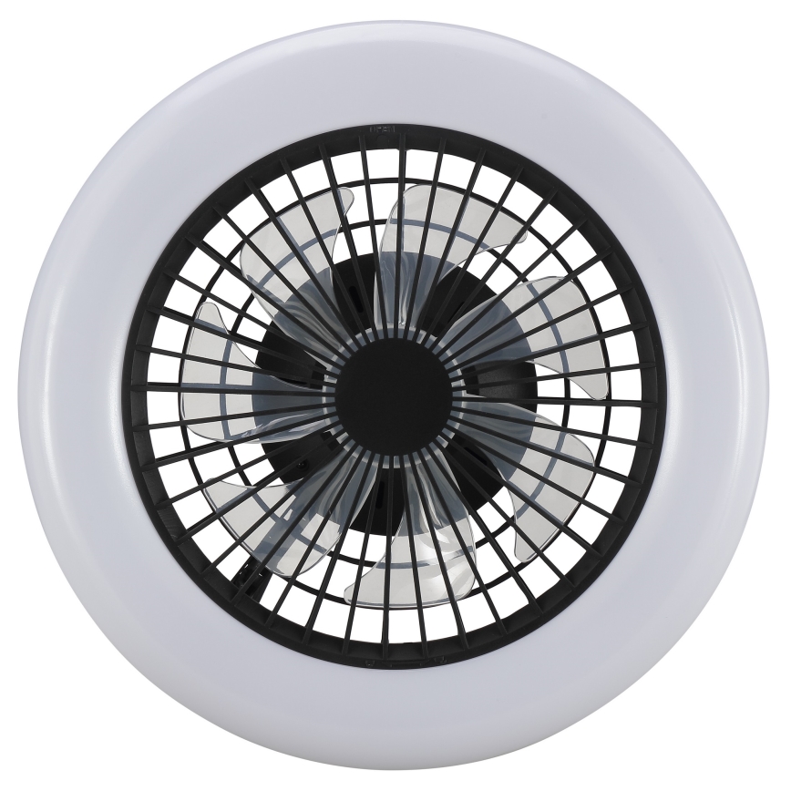 Brilliant - LED dimmelhető mennyezeti lámpatest ventilátorral MONTERO LED/20W/230V 2700-6500K átm. 42 cm fekete + távirányító