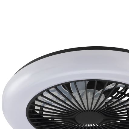 Brilliant - LED dimmelhető mennyezeti lámpatest ventilátorral MONTERO LED/20W/230V 2700-6500K átm. 42 cm fekete + távirányító