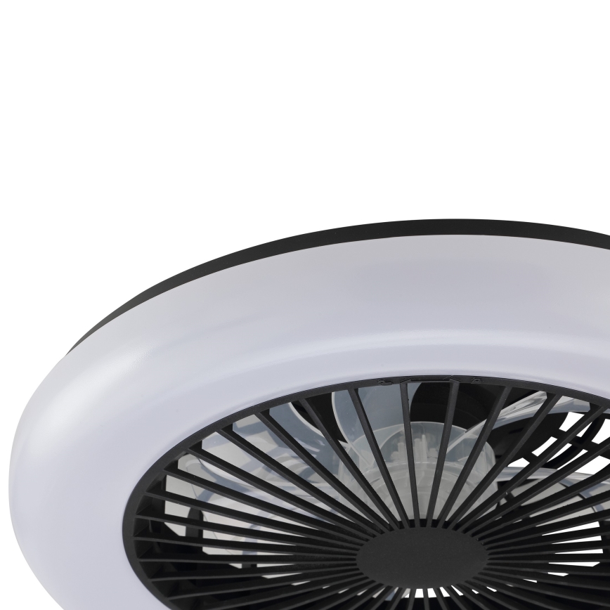 Brilliant - LED dimmelhető mennyezeti lámpatest ventilátorral MONTERO LED/20W/230V 2700-6500K átm. 42 cm fekete + távirányító