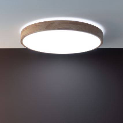 Brilliant - SLIMLINE LED dimmelhető mennyezeti lámpa LED/60W/230V 3000-6500K átm. 45 cm gumifa + távirányítóval