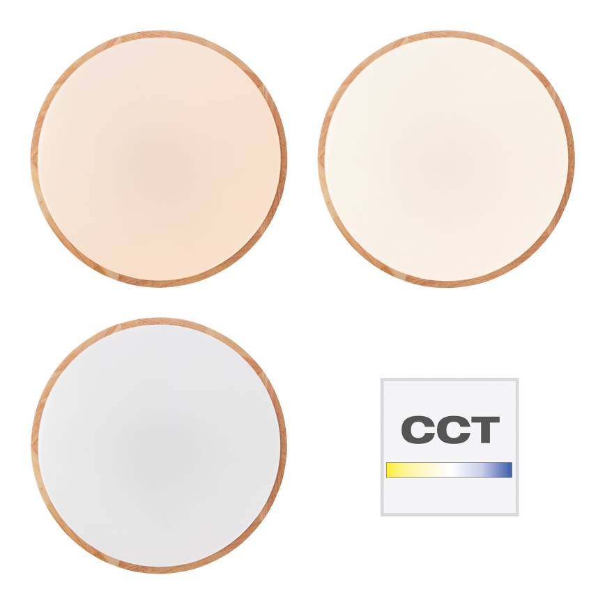 Brilliant - SLIMLINE LED dimmelhető mennyezeti lámpa LED/60W/230V 3000-6500K átm. 45 cm gumifa + távirányítóval