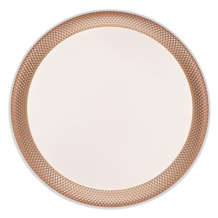 Brilliant - LED Dimmelhető mennyezeti lámpatest WALDO LED/24W/230V 3000-6500K átm. 38,5 cm fehér/rózsaarany + távirányítóval
