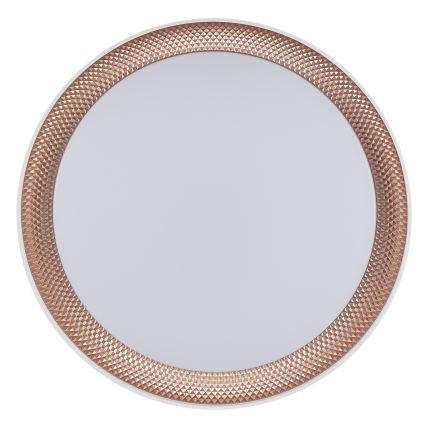 Brilliant - LED Dimmelhető mennyezeti lámpatest WALDO LED/24W/230V 3000-6500K átm. 38,5 cm fehér/rózsaarany + távirányítóval