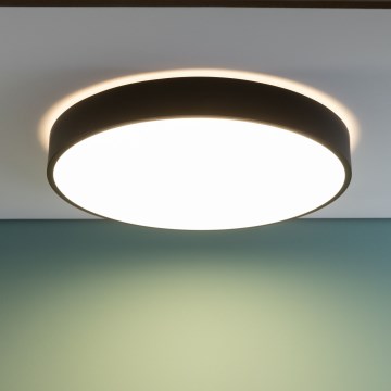 Brilliant - Dimmelhető SLIMLINE mennyezeti LED lámpatest LED/60W/230V 3000–6500K átm. 49 cm fekete + távirányító
