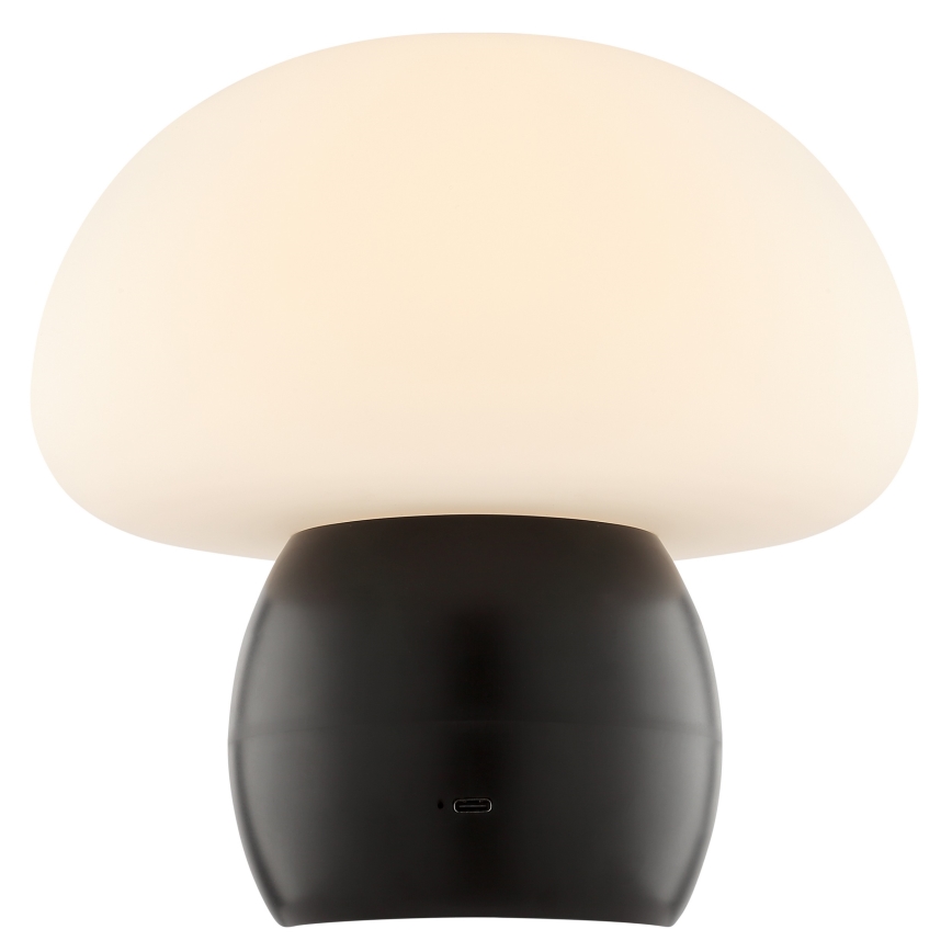 Brilliant - DUPIS LED asztali lámpa, dimmelhető, érintésvezérelt, újratölthető LED/2W/5V 2700K 1800 mAh fekete