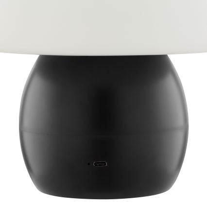 Brilliant - DUPIS LED asztali lámpa, dimmelhető, érintésvezérelt, újratölthető LED/2W/5V 2700K 1800 mAh fekete