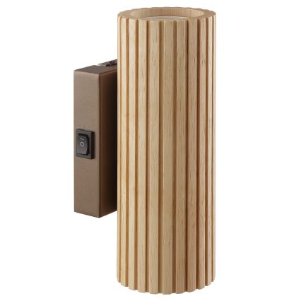Brilliant - fali lámpatest LAKEWOOD 2xGU10/10W/230V barna