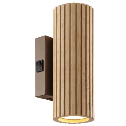 Brilliant - fali lámpatest LAKEWOOD 2xGU10/10W/230V barna