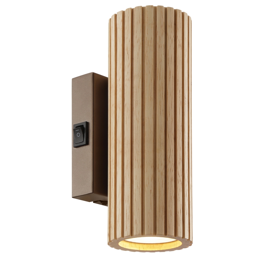 Brilliant - fali lámpatest LAKEWOOD 2xGU10/10W/230V barna