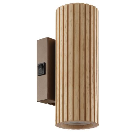 Brilliant - fali lámpatest LAKEWOOD 2xGU10/10W/230V barna