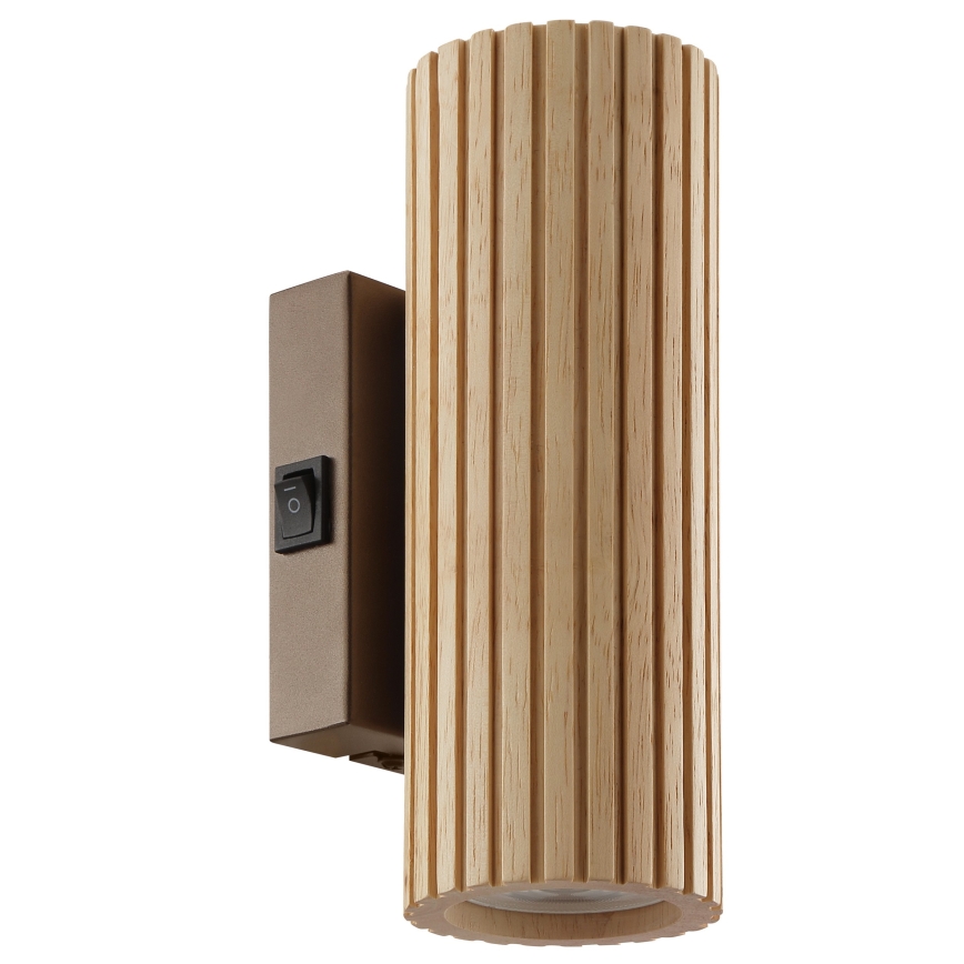 Brilliant - fali lámpatest LAKEWOOD 2xGU10/10W/230V barna