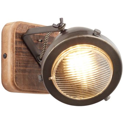 Brilliant - Fali spotlámpa CARMEN WOOD 1xGU10/5W/230V eukaliptusz