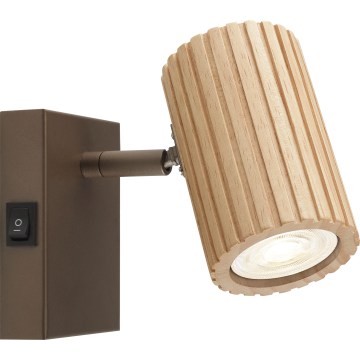 Brilliant - Fali spotlámpa LAKEWOOD 1xGU10/10W/230V barna