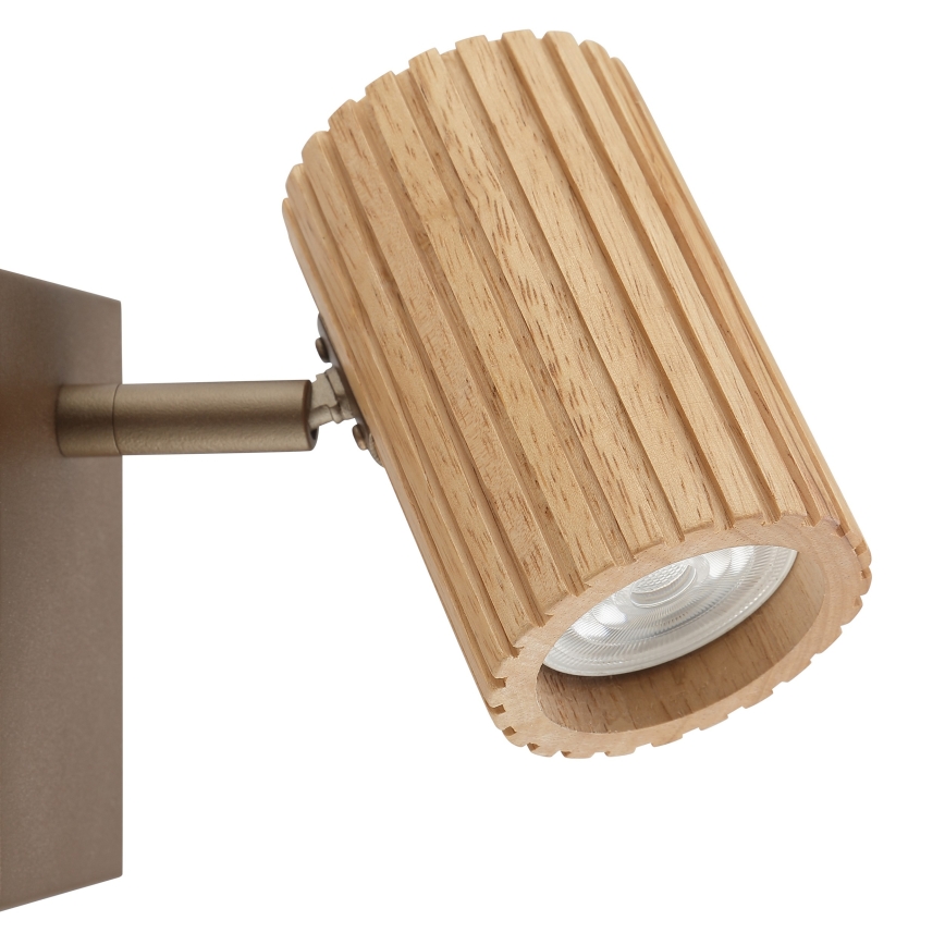 Brilliant - Fali spotlámpa LAKEWOOD 1xGU10/10W/230V barna