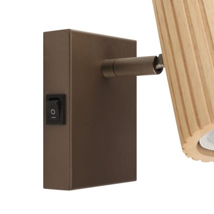 Brilliant - Fali spotlámpa LAKEWOOD 1xGU10/10W/230V barna