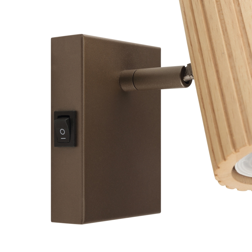 Brilliant - Fali spotlámpa LAKEWOOD 1xGU10/10W/230V barna