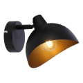 Brilliant - Fali spotlámpa LAYTON 1xE14/25W/230V fekete/arany