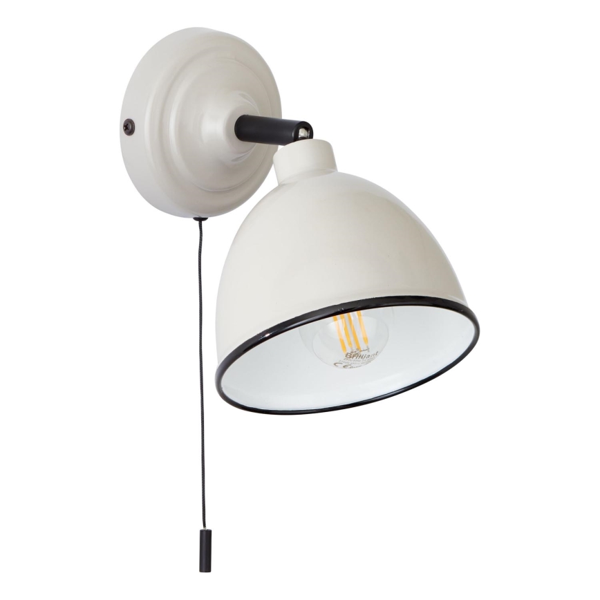 Brilliant - Fali spotlámpa TELIO 1xE14/28W/230V szürke
