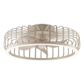 Brilliant - Fényerőszabályozható mennyezeti lámpa ventilátorral CAPO LED/36W/230V 2700-6500K átm. 48 cm bézs + távirányítóval