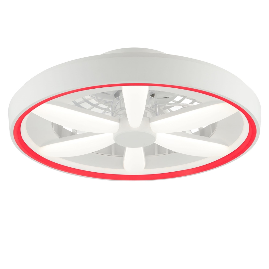 Brilliant - LED RGBW Fényerőszabályzós mennyezeti ventilátor világítással GAIANO LED/48W/230V 2700-6500K fehér + távirányító