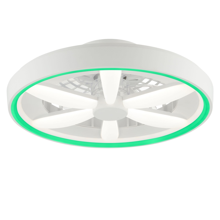 Brilliant - LED RGBW Fényerőszabályzós mennyezeti ventilátor világítással GAIANO LED/48W/230V 2700-6500K fehér + távirányító