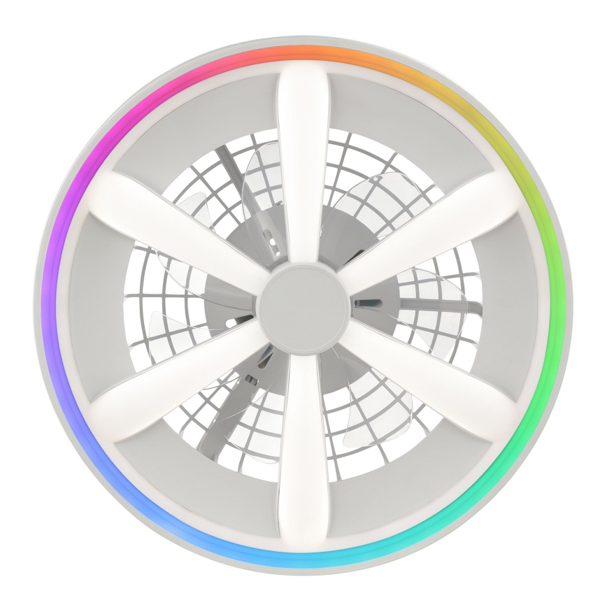 Brilliant - LED RGBW Fényerőszabályzós mennyezeti ventilátor világítással GAIANO LED/48W/230V 2700-6500K fehér + távirányító