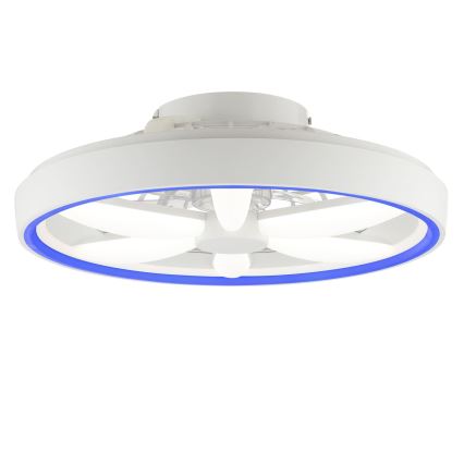 Brilliant - LED RGBW Fényerőszabályzós mennyezeti ventilátor világítással GAIANO LED/48W/230V 2700-6500K fehér + távirányító