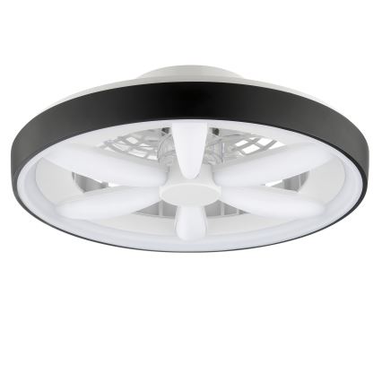 Brilliant - LED RGBW dimmelhető mennyezeti ventilátor világítással GAIANO LED/48W/230V 2700-6500K fekete + távirányító