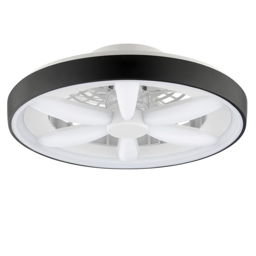 Brilliant - LED RGBW dimmelhető mennyezeti ventilátor világítással GAIANO LED/48W/230V 2700-6500K fekete + távirányító