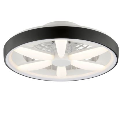 Brilliant - LED RGBW dimmelhető mennyezeti ventilátor világítással GAIANO LED/48W/230V 2700-6500K fekete + távirányító