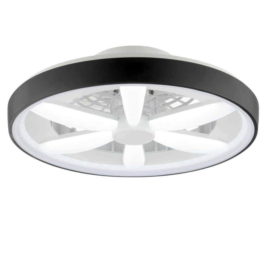 Brilliant - LED RGBW dimmelhető mennyezeti ventilátor világítással GAIANO LED/48W/230V 2700-6500K fekete + távirányító