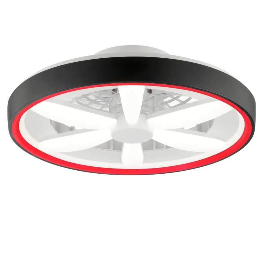 Brilliant - LED RGBW dimmelhető mennyezeti ventilátor világítással GAIANO LED/48W/230V 2700-6500K fekete + távirányító