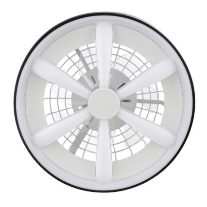 Brilliant - LED RGBW dimmelhető mennyezeti ventilátor világítással GAIANO LED/48W/230V 2700-6500K fekete + távirányító