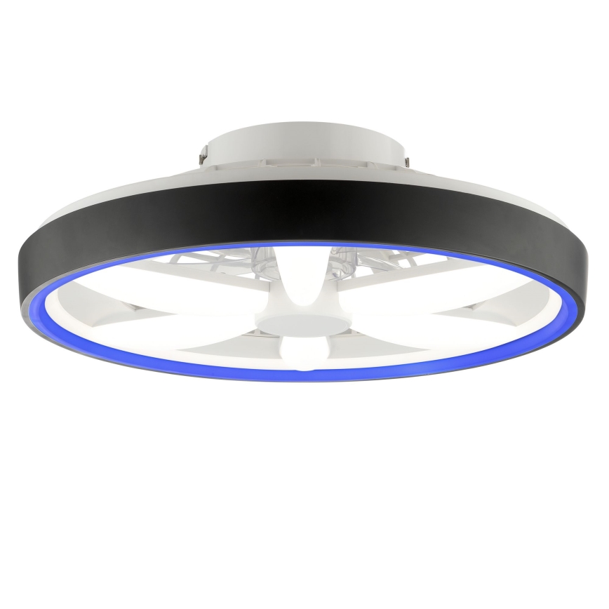 Brilliant - LED RGBW dimmelhető mennyezeti ventilátor világítással GAIANO LED/48W/230V 2700-6500K fekete + távirányító