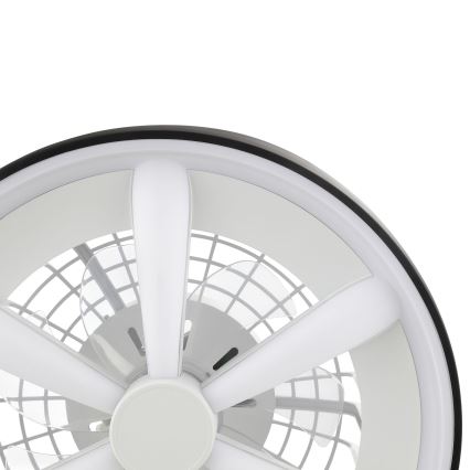 Brilliant - LED RGBW dimmelhető mennyezeti ventilátor világítással GAIANO LED/48W/230V 2700-6500K fekete + távirányító