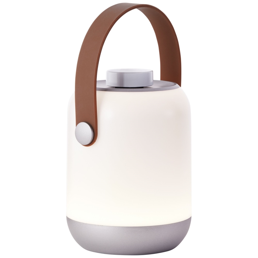 Brilliant - LED állítható fényerejű kültéri asztali lámpa GEMMA LED/1,9W/5V 1800 mAh IP44 fehér