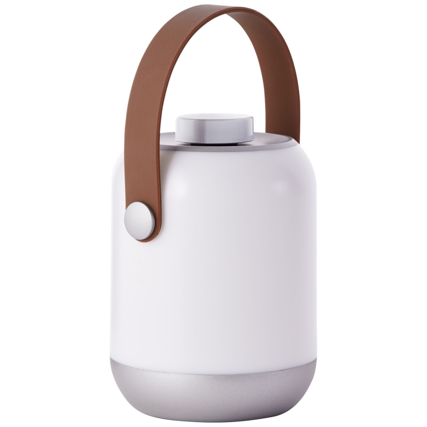 Brilliant - LED állítható fényerejű kültéri asztali lámpa GEMMA LED/1,9W/5V 1800 mAh IP44 fehér