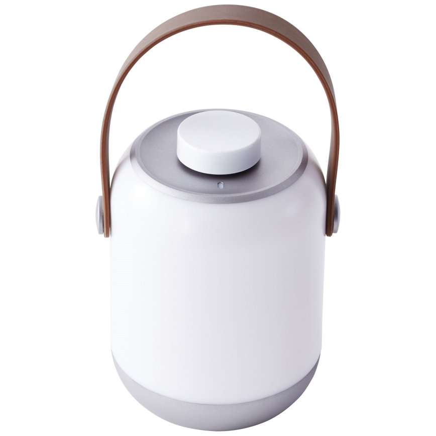 Brilliant - LED állítható fényerejű kültéri asztali lámpa GEMMA LED/1,9W/5V 1800 mAh IP44 fehér