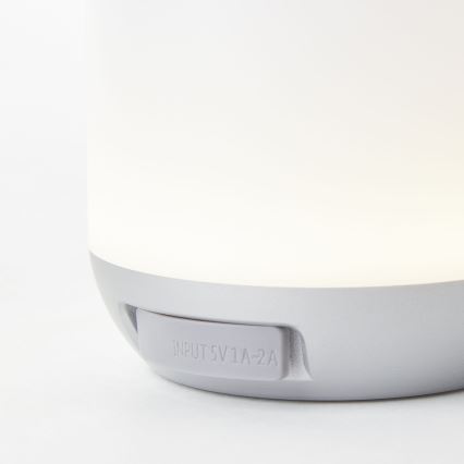 Brilliant - LED állítható fényerejű kültéri asztali lámpa GEMMA LED/1,9W/5V 1800 mAh IP44 fehér